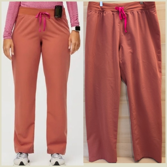 Figs Pants - {XXL} Figs Livingston Scrub Drawstring Pants in Mauve for Women's